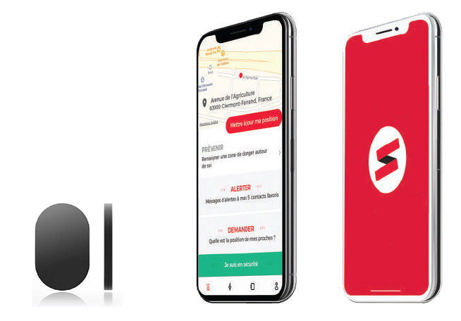 Pré-commande : Bouton d'alerte bluetooth Push Alert + Application