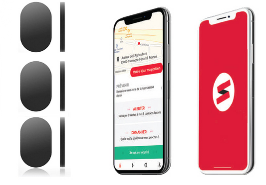 Pré-commande : Pack 3 Boutons d'alerte Bluetooth Push Alert + Application
